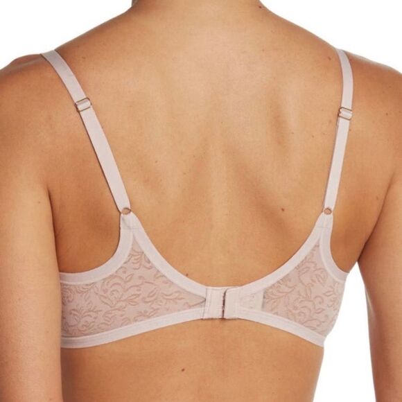 Natori Sheer Jacquard Lace Bra - Picture 2 of 6